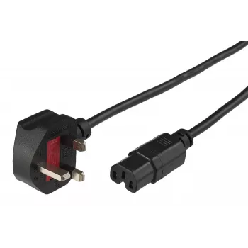 Microconnect PE090420C15 toitekaabel Must 2 m BS 1363 C15 pistikühendus