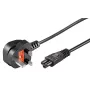 Microconnect PE090805 toitekaabel Must 0,5 m Toitepistik tüüp G C5 ühenduspesa