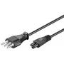 Microconnect PE100830 toitekaabel Must 3 m C5 pistikupesa