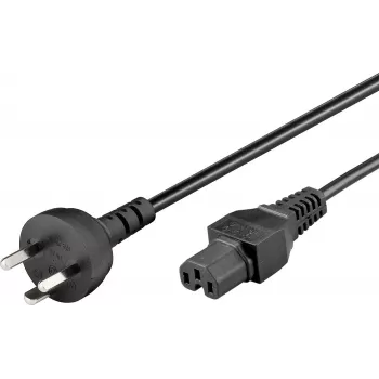Microconnect PE130418 toitekaabel Must 1,8 m C15 pistikühendus