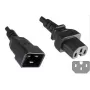 Microconnect PE152018 toitekaabel Must 1,8 m C20 pistik C15 pistik