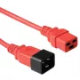 Microconnect PE2019R09 toitekaabel Punane 0,9 m C20 pistik C19 pistik