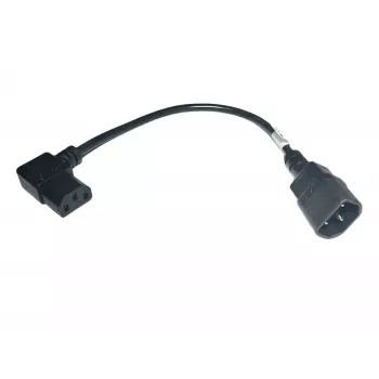 Microconnect PEA1416 toitekaabel must 0,3 m C13 pistik C14 pistik
