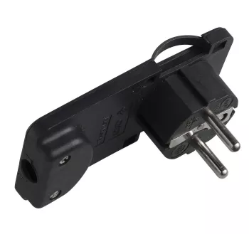 Toitepistikupesa adapter Type F Microconnect PESCHPLUG-B 230V 16A