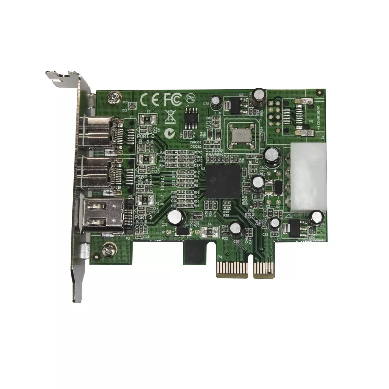 StarTech.com 3-pordiline 2b 1a madala profiiliga 1394 PCI Express FireWire-kaardi adapter