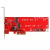 StarTech.com 2x M.2 SATA SSD kontrollerkaart - PCIe
