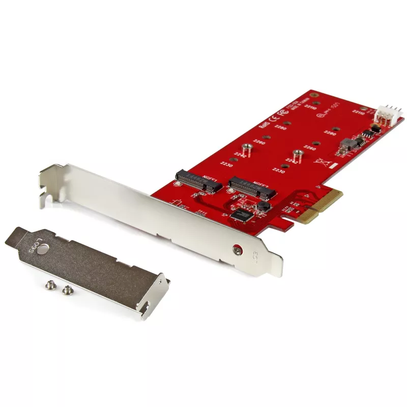 StarTech.com 2x M.2 SATA SSD kontrollerkaart - PCIe