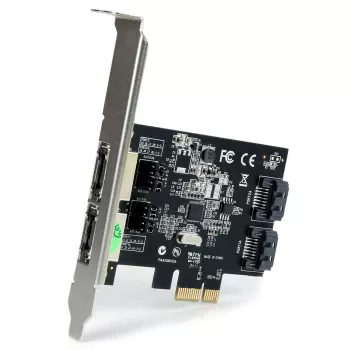 StarTech.com 2 pordiga PCI Express SATA 6 Gbps eSATA kontrollerkaart – kahe pordiga PCIe SATA III kaart – 2 sisemist/2 välist