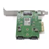 StarTech.com 3-pordiline M.2 SSD (NGFF) adapterkaart - 1 x PCIe (NVMe) M.2, 2 x SATA III M.2 - PCIe 3.0