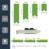 StarTech.com 3-pordiline M.2 SSD (NGFF) adapterkaart - 1 x PCIe (NVMe) M.2, 2 x SATA III M.2 - PCIe 3.0