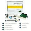StarTech.com 3-pordiline M.2 SSD (NGFF) adapterkaart - 1 x PCIe (NVMe) M.2, 2 x SATA III M.2 - PCIe 3.0