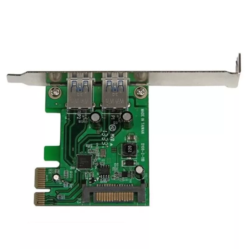 StarTech.com 2 pordiga PCI Express (PCIe) SuperSpeed USB 3.0 kaardiadapter UASP-toega – SATA-toide