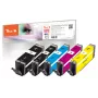 Peach PI100-378 tindikassett 5 tk Ühildatav Kõrge (XL) tootlusega Must, Tsüaan, magenta, Kollane