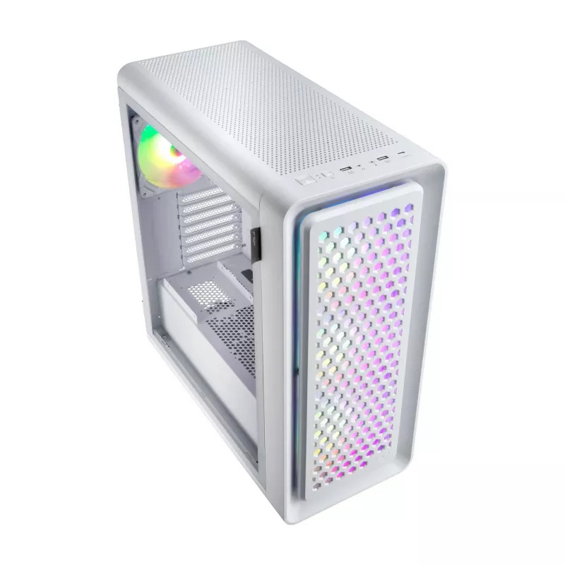 FSP CUT593P Case Full Tower mITX, mATX, ATX Valge ARGB