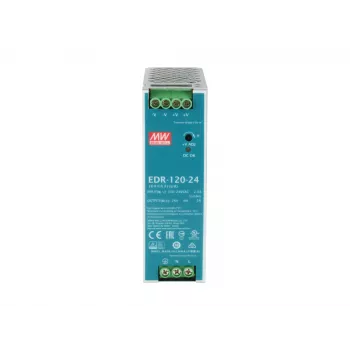 LevelOne 24V DC tööstuslik toiteplokk, 120W, DIN-liistule