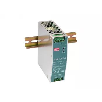 LevelOne 48V DC tööstuslik toiteplokk, 120 W, DIN-liistule, PoE-valmis