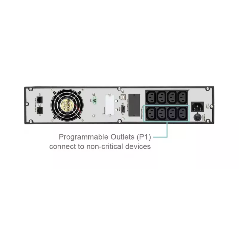 FSP/Fortron Clippers RT 3k katkematu toiteallikas (UPS) Topoloogia: Topeltmuundus (Online) 3000 kVA 3000 W