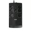 FSP NanoFit 800 katkematu toiteallikas (UPS) Standby (Offline) 0,8 kVA 480 W 6 vahelduvvoolu pistikupesa