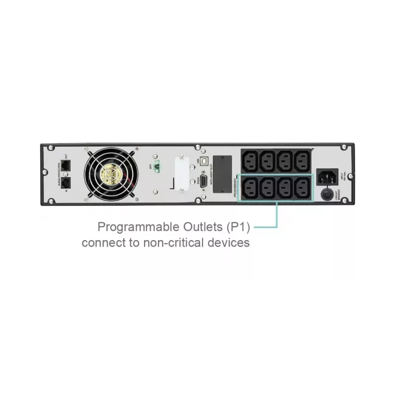FSP Eufo 1.1k katkematu toiteallikas (UPS) Line-Interactive 1,1 kVA 990 W 8 vahelduvvoolu pistikupesa