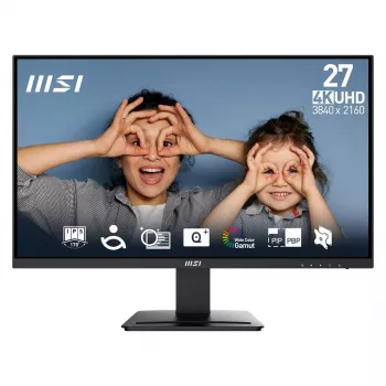 MSI Pro MP273U arvutimonitor 68,6 cm (27 tolli) 3840 x 2160 pikslit 4K Ultra HD must