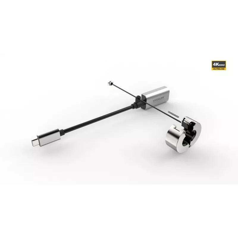 Vivolink PROADRING4S videokaabli adapter USB USB-C HDMI Must