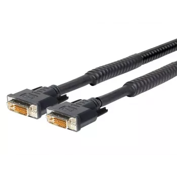Vivolink PRODVIAM15 DVI-kaabel 15 m DVI-D Must