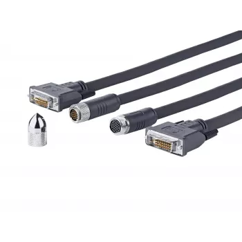 Vivolink PRODVICW20 DVI-kaabel 20 m DVI-D Must