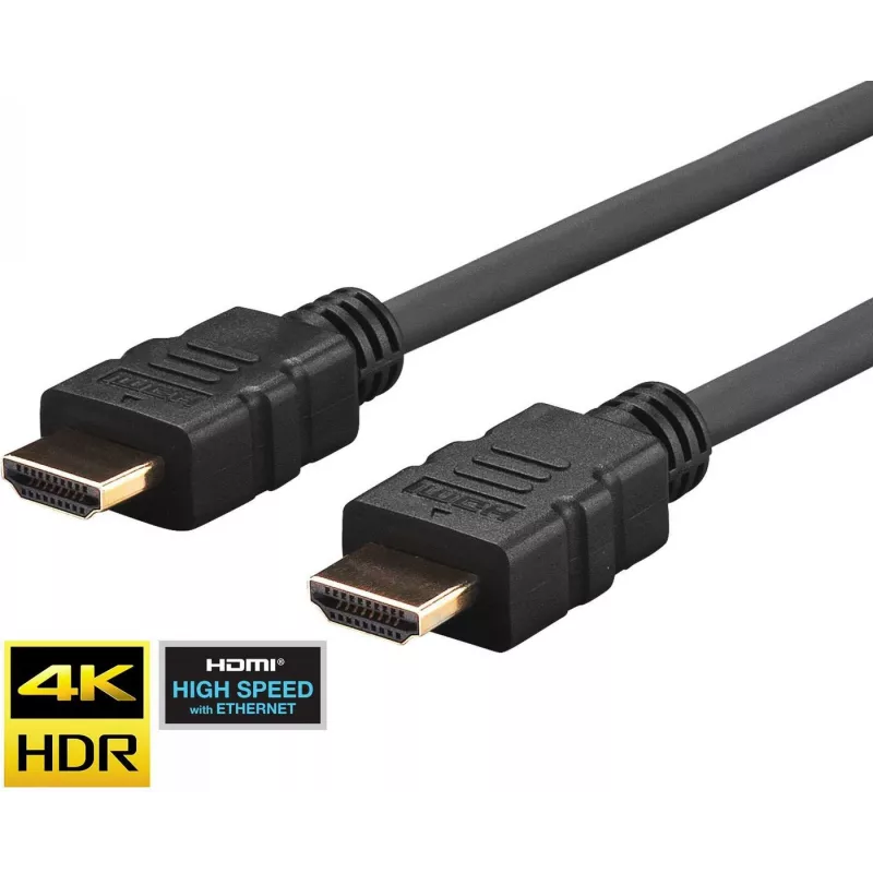 Vivolink Pro HDMI-kaabel 12,5 m ülipaindlik, 12,5 m, HDMI tüüp A (standard), HDMI tüüp A (standard), 4096 x 2160 pikslit, 3D, Must