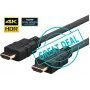 Vivolink 10x Pro HDMI-kaabel 2m ülielastne, 2 m, HDMI tüüp A (standard), HDMI tüüp A (standard), 4096 x 2160 pikslit, 3D, must