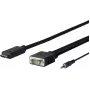 Vivolink PROHDMIVGA1 videokaabli adapter 1 m HDMI tüüp A (Standard) VGA (D-Sub) must