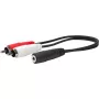 Vivolink PROMJFRCAM0.2 helikaabel 0,2 m 3,5mm 2 x RCA Must