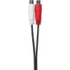 Vivolink PROMJMRCAF0.2 helikaabel 0,2 m 2 x RCA 3,5 mm must