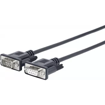 Vivolink PRORS10 jadakaabel Must 10 m RS-232
