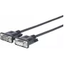 Vivolink PRORS15 jadakaabel Must 15 m RS-232