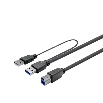 USB-kaabel Vivolink PROUSB3AB3C-DUAL kiire andmeedastus