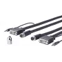 Vivolink PROVGASCW15 VGA-kaabel 15 m VGA (D-Sub) Must