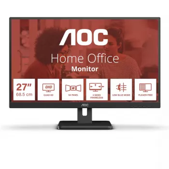 AOC E3 Q27E3UAM arvutimonitor 68,6 cm (27 tolli) 2560 x 1440 pikslit Quad HD must