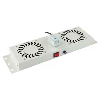 Rack accessory Lanview RAF115WH-UK 1U 2 fans Valge