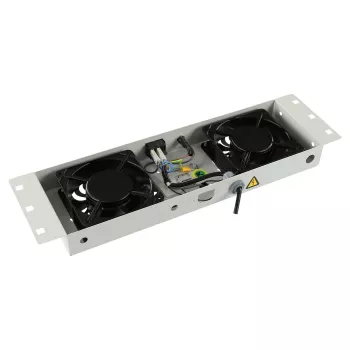 Rack accessory Lanview RAF115WH-UK 1U 2 fans Valge