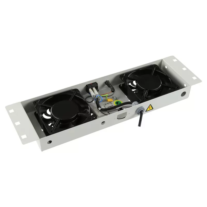 Rack accessory Lanview RAF115WH-UK 1U 2 fans Valge