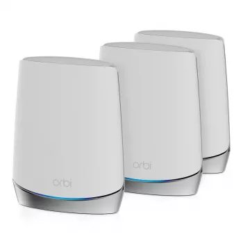 NETGEAR Orbi RBK753 AX4200 WiFi 6 Mesh-süsteem kolmeribaline (2,4 GHz / 5 GHz / 5 GHz) Wi-Fi 6 (802.11ax) Valge 7 Sisemine