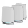 NETGEAR Orbi RBK753 AX4200 WiFi 6 Mesh-süsteem kolmeribaline (2,4 GHz / 5 GHz / 5 GHz) Wi-Fi 6 (802.11ax) Valge 7 Sisemine