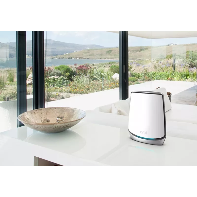 NETGEAR Orbi RBK853 AX6000 WiFi 6 Mesh System Tri-band (2.4 GHz / 5 GHz / 5 GHz) Wi-Fi 6 (802.11ax) hall 4 Internal