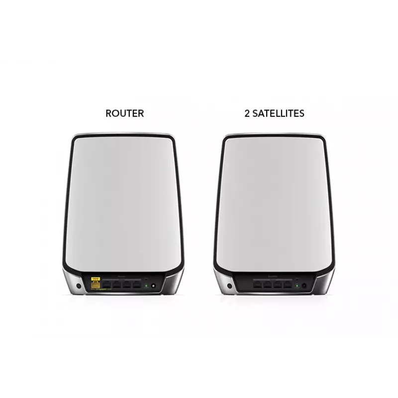 NETGEAR Orbi RBK853 AX6000 WiFi 6 Mesh System Tri-band (2.4 GHz / 5 GHz / 5 GHz) Wi-Fi 6 (802.11ax) hall 4 Internal