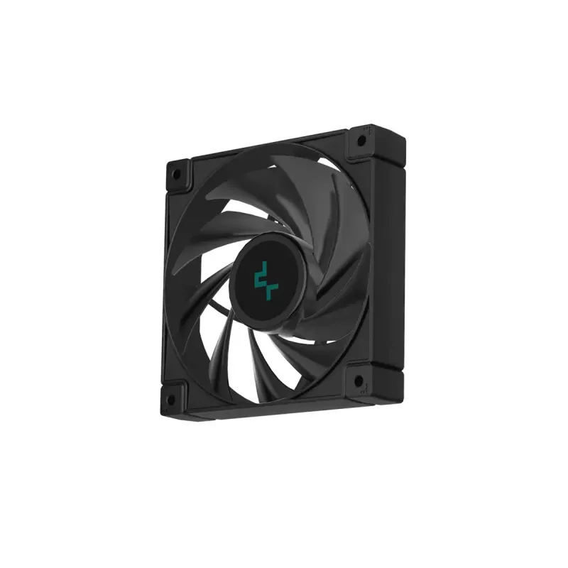 PC-korpus DeepCool CC560 V2 Midi Tower must — ATX/microATX, karastatud klaas, RGB esiosa, 360 mm esiradiaator, 370 mm GPU