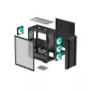 PC-korpus DeepCool CC560 V2 Midi Tower must — ATX/microATX, karastatud klaas, RGB esiosa, 360 mm esiradiaator, 370 mm GPU