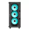 PC-korpus DeepCool CC560 V2 Midi Tower must — ATX/microATX, karastatud klaas, RGB esiosa, 360 mm esiradiaator, 370 mm GPU