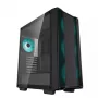 PC-korpus DeepCool CC560 V2 Midi Tower must — ATX/microATX, karastatud klaas, RGB esiosa, 360 mm esiradiaator, 370 mm GPU