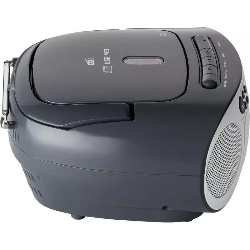 Kaasaskantav boombox Reflexion RCR2260DAB valge/hall DAB+/FM-tuuneriga ja CD-mängijaga