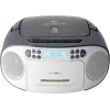 Kaasaskantav boombox Reflexion RCR2260DAB valge/hall DAB+/FM-tuuneriga ja CD-mängijaga